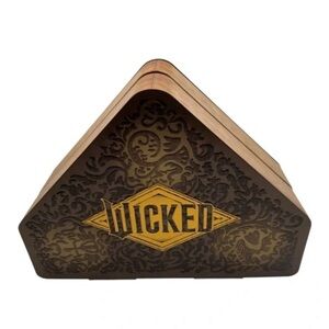 Wicked For Good Spell Book Popcorn Bucket Tin Grimmerie AMC Theaters In Hand
